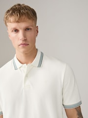 Ecru Valkoinen - Lyhythihainen, käänteinen poolopaita - Kuva 3 / 7