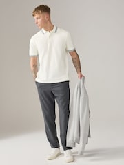 Ecru Valkoinen - Lyhythihainen, käänteinen poolopaita - Kuva 4 / 7