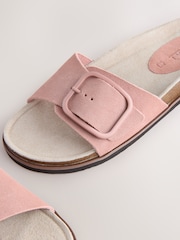 Pink Suede - Бир боолуу буттуу Sandals - 8ичинен 7 сүрөт