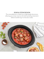 Sur La Table Black Core 6.5 Litre Digital Slow Cooker - Image 4 of 8