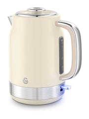 Swan Cream Retro 1.7L Jug Kettle - Image 1 of 8