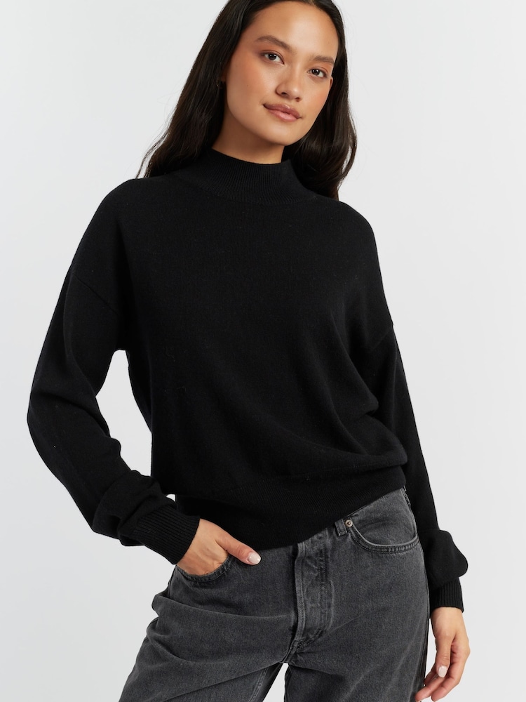 Chinti & Parker Wool Cashmere Funnel Neck Sweater - Image 1 of 4