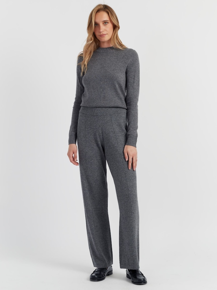 Chinti & Parker Wool Cashmere Wide Leg Track Joggers - Image 1 of 4 Chinti & Parker Wool Cashmere Wide Leg Track Joggers - Image 1 of 4