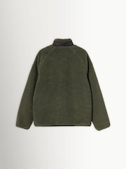 Carhartt WIP Green Prentis Fleece Liner Zip Sweatshirt - Image 2 of 3