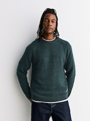 Carhartt WIP Green Anglistic Jumper - Image 1 of 7