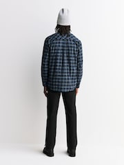Carhartt WIP Blue Widmark Flannel Shirt - Image 2 of 10