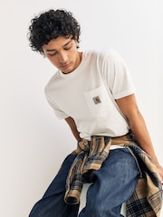 Carhartt WIP White Pocket T-Shirt - Image 2 of 7