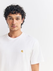 Carhartt WIP White Chase T-Shirt - Image 5 of 5
