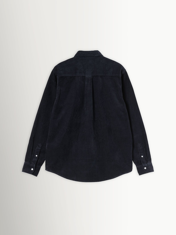 Carhartt WIP Dark Navy Madison Cord Shirt - Image 2 of 2 Carhartt WIP Dark Navy Madison Cord Shirt - Image 2 of 2