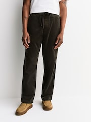 Carhartt WIP Brown Floyde Drawstring Corduroy Trousers - Image 4 of 8