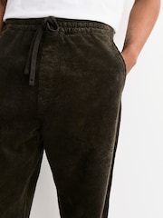 Carhartt WIP Brown Floyde Drawstring Corduroy Trousers - Image 5 of 8