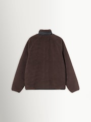 Carhartt WIP Brown Prentis Fleece Liner Zip Sweatshirt - Image 8 of 9