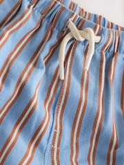 Blue/Rust Brunch Stripe Side Pocket Wide Trousers (3mths-7yrs) - Image 3 of 5