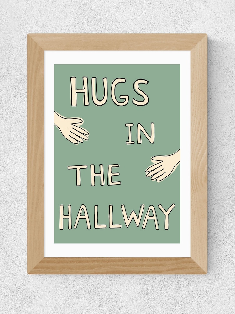 East End Prints Oak Hugs In The Hallway Wall Art Print by Amber May Art - Image 2 of 3