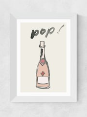 East End Prints White Pop II Wall Art Print by Cartissi - Image 2 of 3