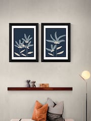 East End Prints Set of 2 Black Flowers Wall Art Prints by Alisa Galitsyna - Image 1 of 2