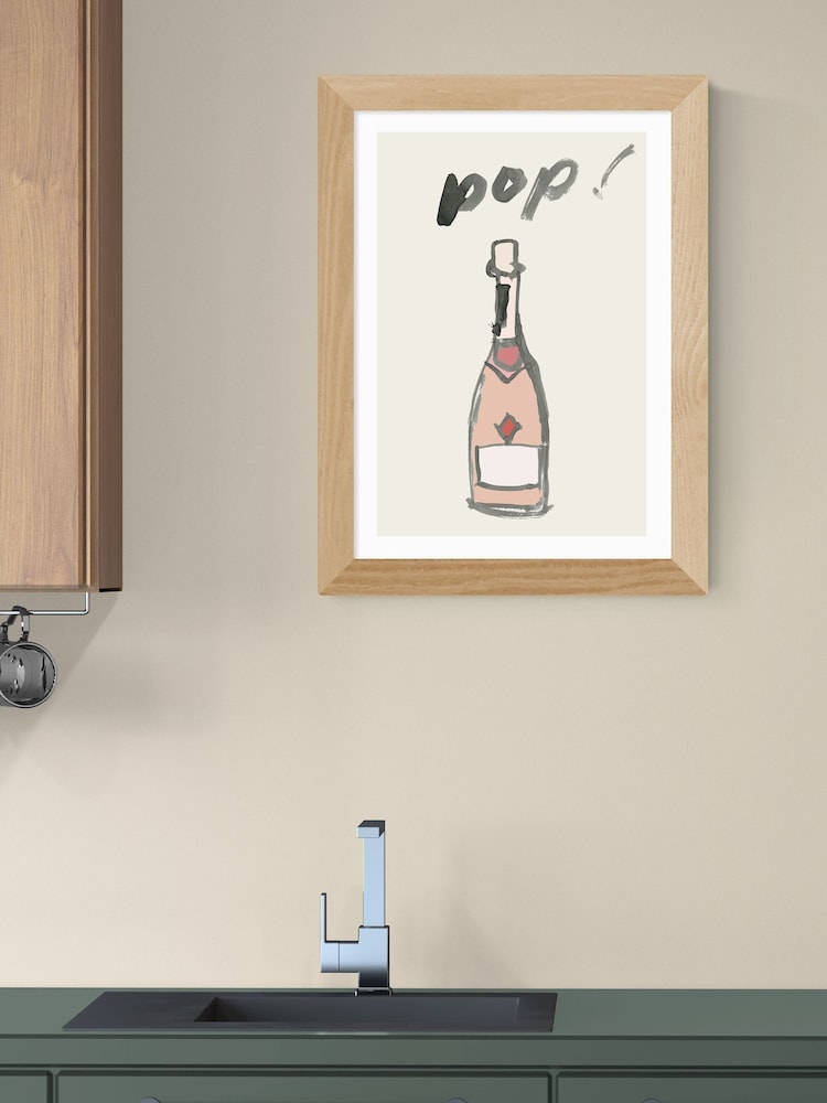 East End Prints Oak Pop II Wall Art Print by Cartissi - Image 1 of 3