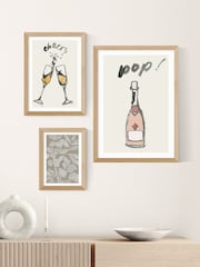 East End Prints Oak Pop II Wall Art Print by Cartissi - Image 3 of 3