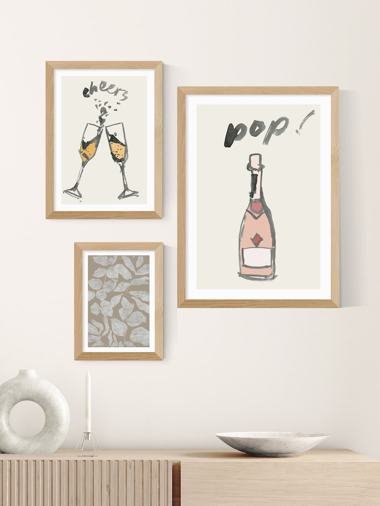 East End Prints Oak Pop II Wall Art Print by Cartissi - Image 3 of 3
