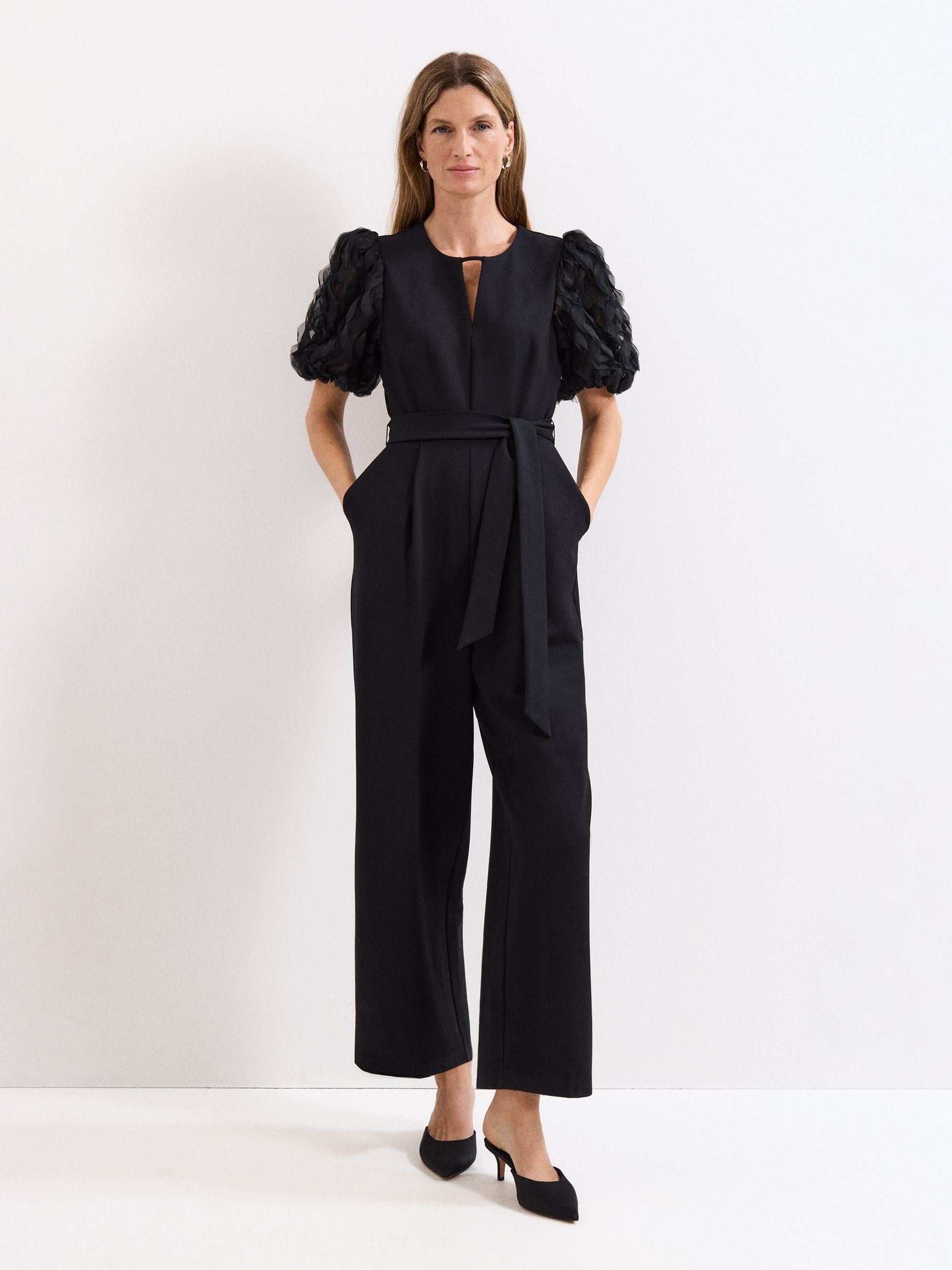オダカODAKHA specter puff sleeve P/O Buy Phase Eight Black Anda Puff Sleeve Jumpsuit from Next Oman