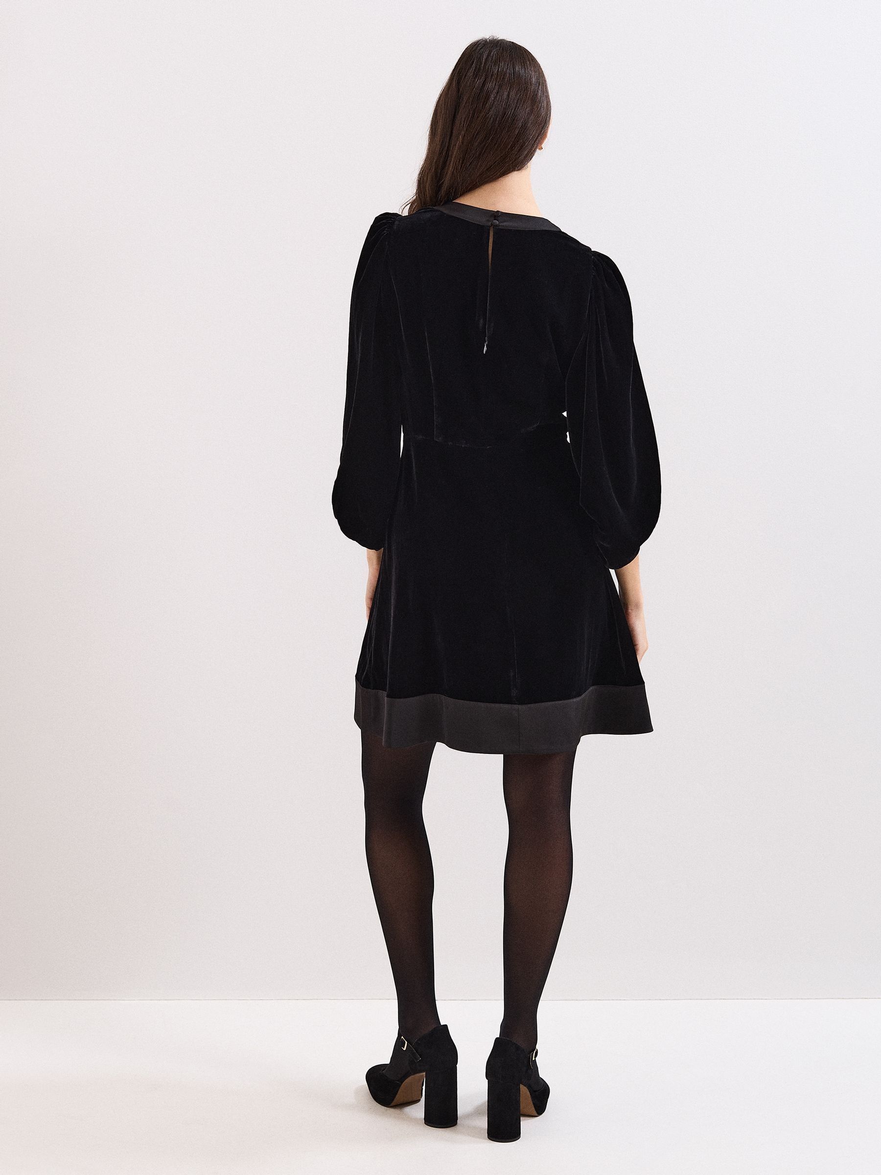 Buy Phase Eight Black Heidi Velvet Dress from Next USA