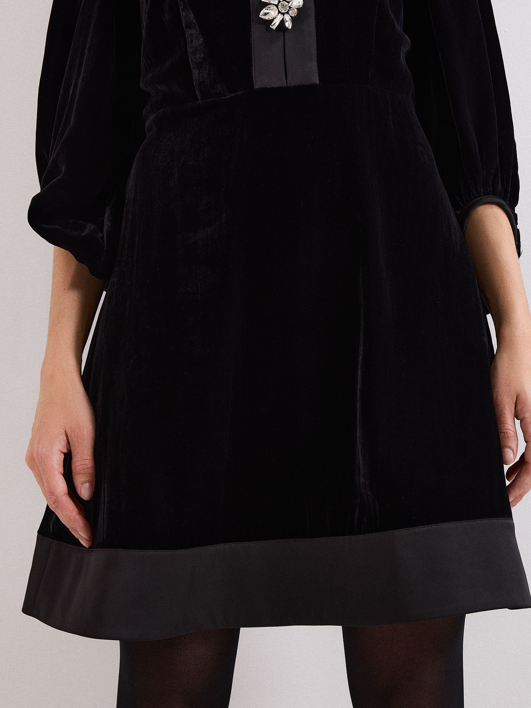 Buy Phase Eight Black Heidi Velvet Dress from Next USA