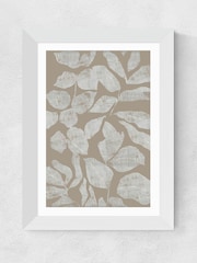 East End Prints White Scattered Flowers Wall Art Print by cartissi - Image 2 of 3
