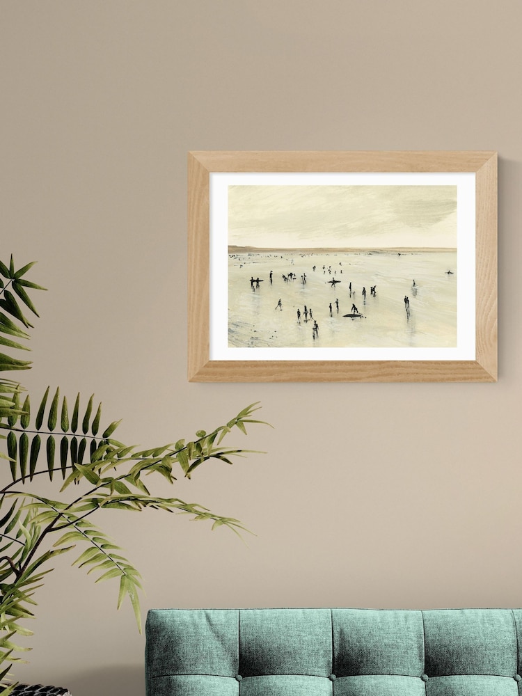 East End Prints Oak Croyde Wall Art Print by Dan Hobday - Image 1 of 3