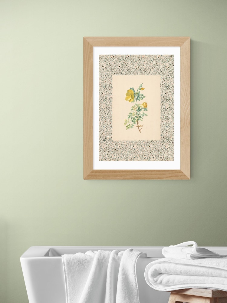East End Prints Oak Charming Roses Wall Art Print by Oh Fine! Art - Image 1 of 3