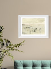 East End Prints White Croyde Wall Art Print by Dan Hobday - Image 1 of 3