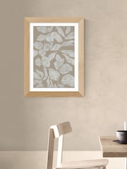 East End Prints Oak Scattered Flowers Wall Art Print by cartissi - Image 1 of 3