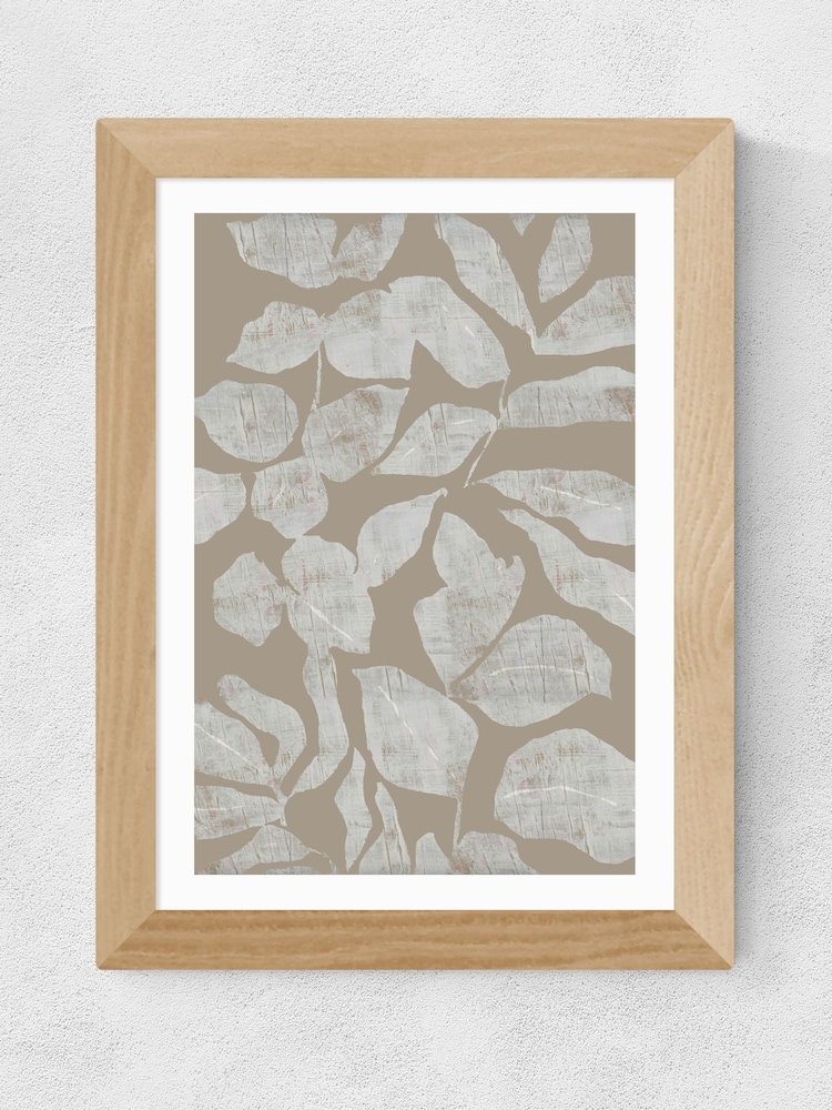 East End Prints Oak Scattered Flowers Wall Art Print by cartissi - Image 2 of 3
