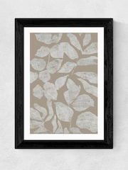 East End Prints Black Scattered Flowers Wall Art Print by cartissi - Image 2 of 3