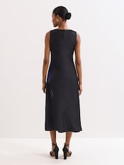 Phase Eight Black Felicity Floral Dress - Image 2 of 7