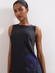 Phase Eight Black Felicity Floral Dress - Image 4 of 7