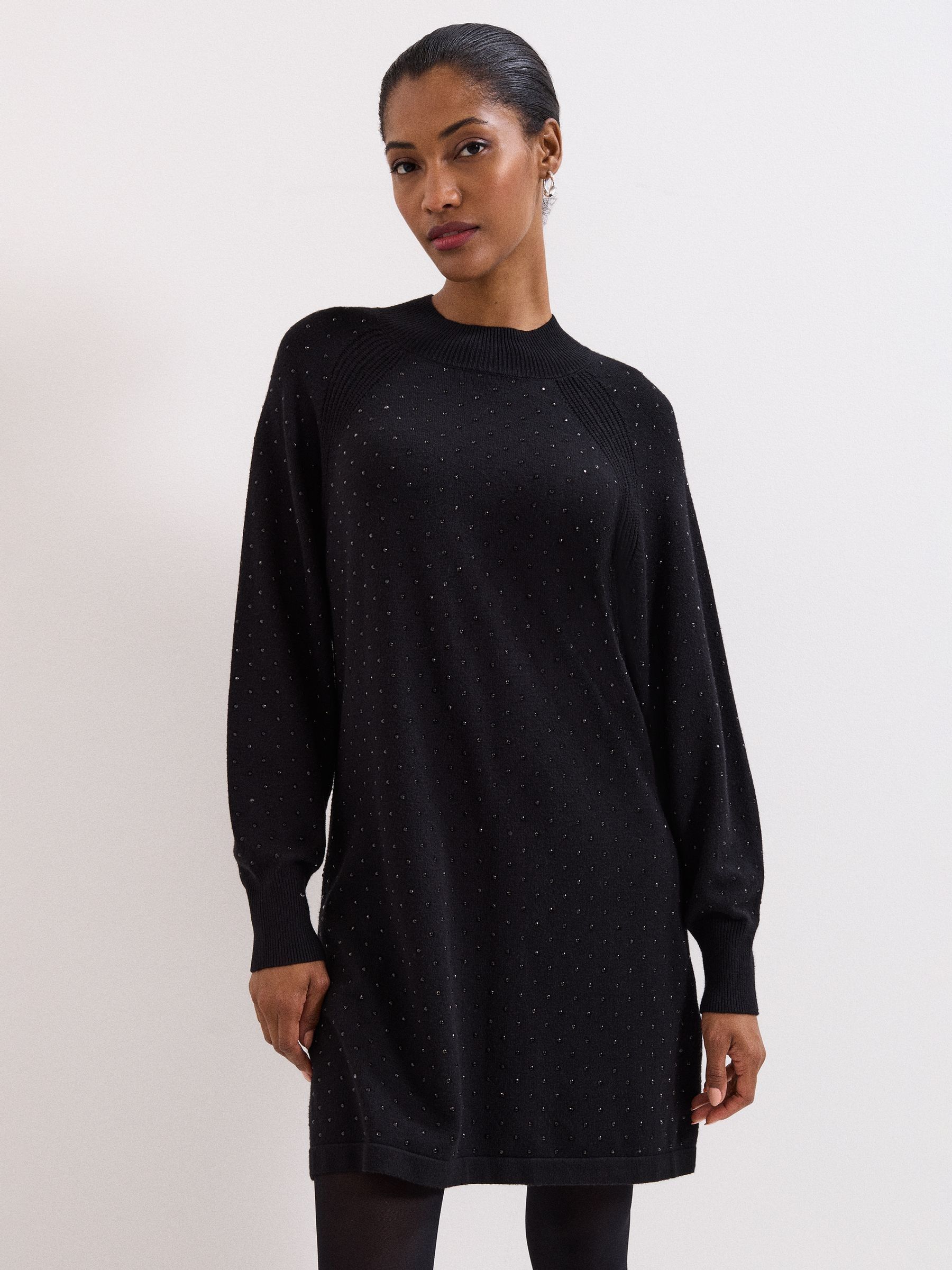 Phase Eight Women's Black Tala Hot Fix Dress