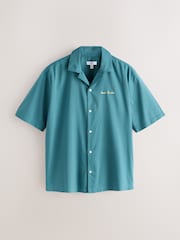 Blue Matisse Print Short Sleeve Shirt - Image 6 of 8