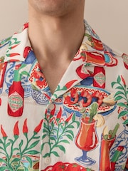 Multi Print Short Sleeve Shirt - Image 4 of 7