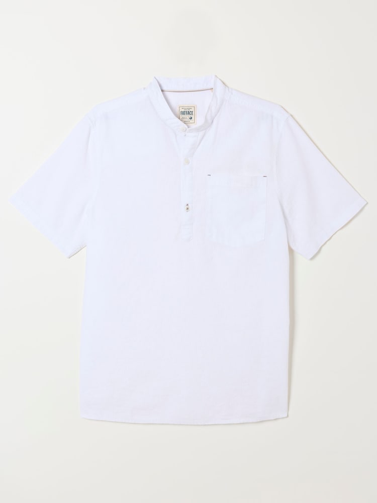 Balts - FatFace īsroku vectēva krekls ar papēžiem - Attēls 6 no 6