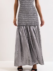 Phase Eight Silver Tasmin Maxi Dress - Image 6 of 8