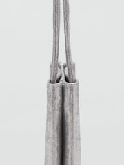 Mango Silver Mini Shopper Bag - Image 4 of 4