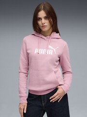 Puma Pink ESS No 1 Logo Womens Hoodie - Image 1 of 5