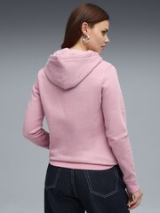 Puma Pink ESS No 1 Logo Womens Hoodie - Image 2 of 5