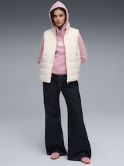 Puma Pink ESS No 1 Logo Womens Hoodie - Image 3 of 5