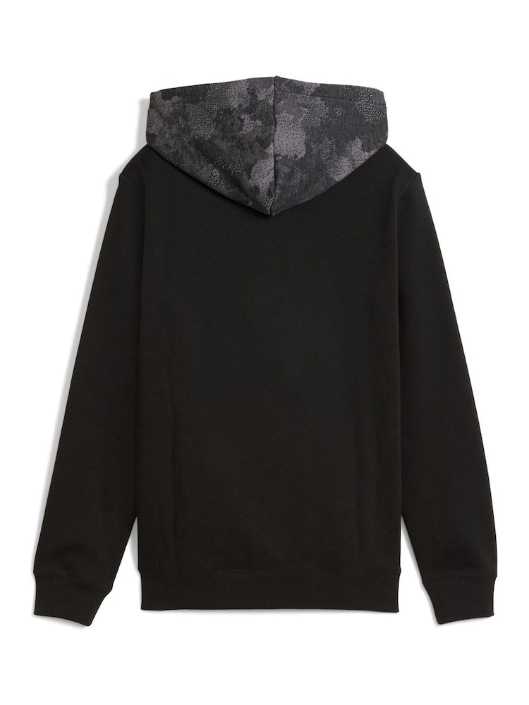 Puma Black Essentials Youth Boys Camo Hoodie - Image 5 of 5 Puma Black Essentials Youth Boys Camo Hoodie - Image 5 of 5