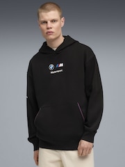 Puma Black BMW M Motorsport Essentials Mens Fleece Hoodie - Image 1 of 5