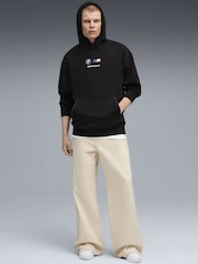 Puma Black BMW M Motorsport Essentials Mens Fleece Hoodie - Image 3 of 5