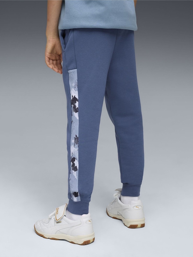 Puma Blue Essentials Youth Boys Camo Sweatpants - Image 2 of 5 Puma Blue Essentials Youth Boys Camo Sweatpants - Image 2 of 5