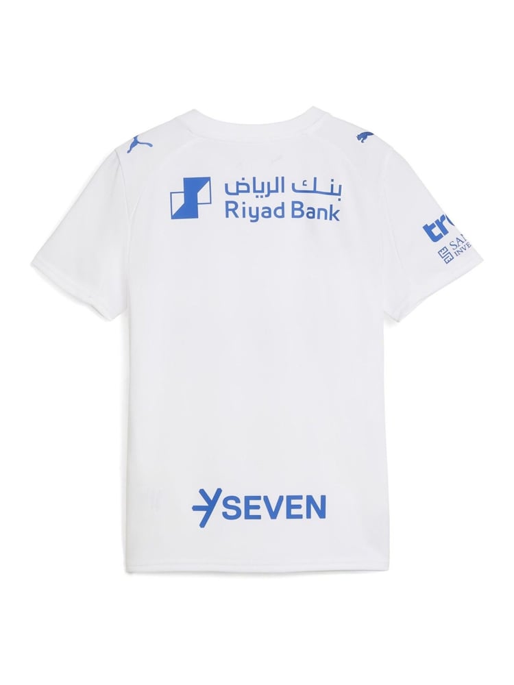 Puma White Al-Hilal SFC 25/26 Youth Boys Away Jersey - Image 4 of 4