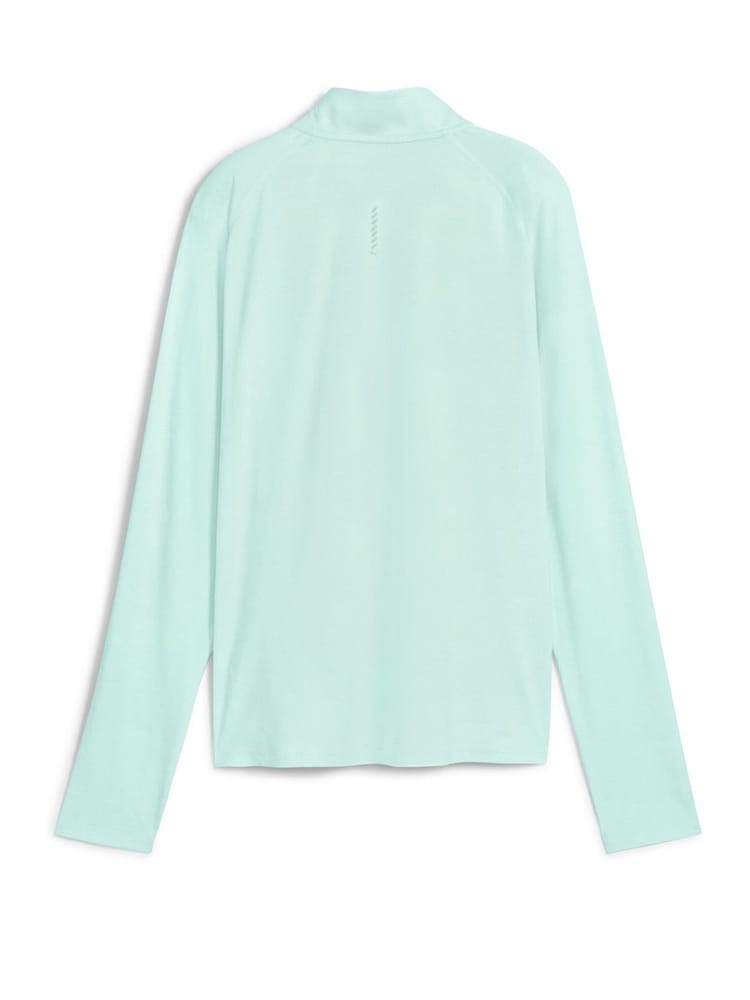Puma Green RUN VELOCITY CLOUDSPUN Womens Quarter-Zip Top - Image 5 of 5 Puma Green RUN VELOCITY CLOUDSPUN Womens Quarter-Zip Top - Image 5 of 5